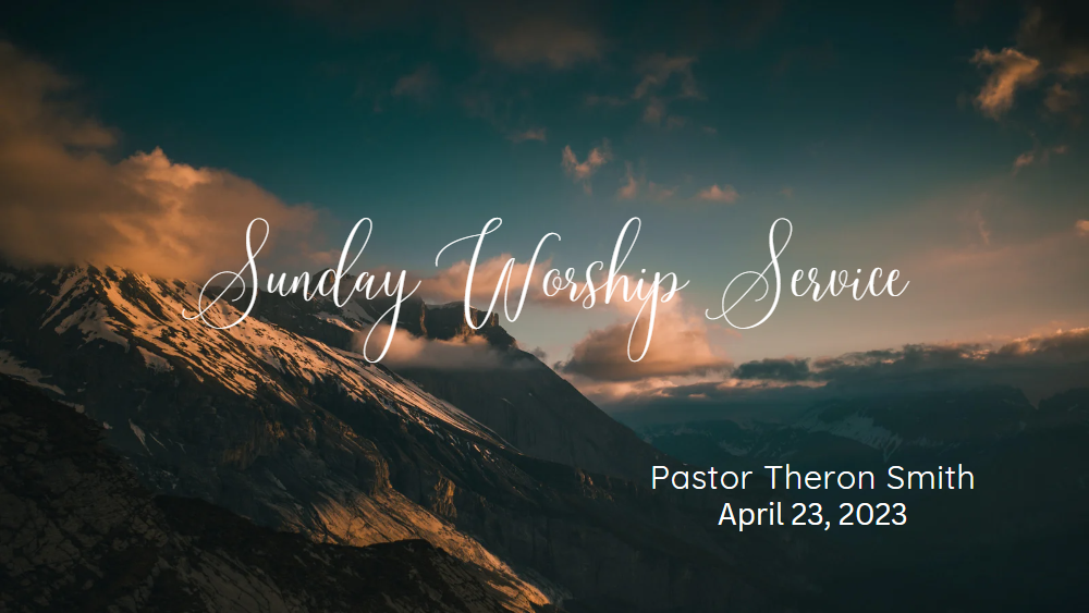 Sunday Morning Worship Service Image